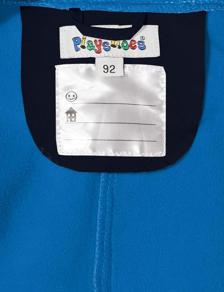 Playshoes Unisex Baby Softshell-Overall Fleece gefüttert Marine 74, Marine 74