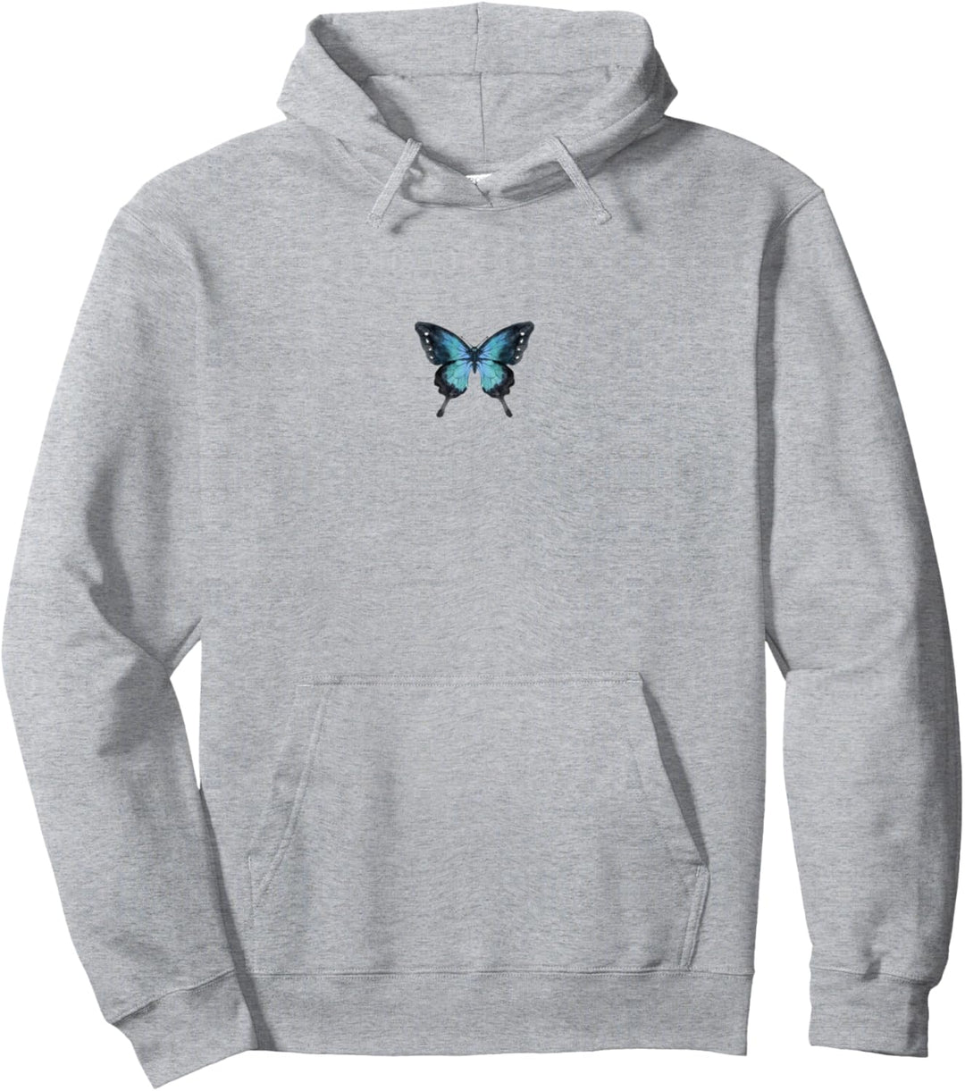 Butterfly Butterflies Botanical Boho Monarch Summer Insect Pullover Hoodie