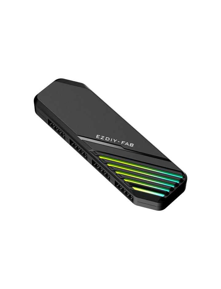 EZDIY-FAB MH01 Interner USB 2.0 9-Pin Hub,4-Port USB-Header-Erweiterung,SATA-Stromversorgung, Integr
