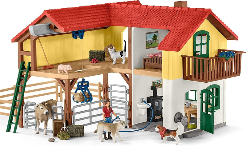 Schleich Farm World 42407 Large Farm House Standardverpackung, Standardverpackung