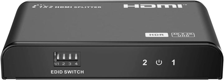PremiumCord 4K HDMI 2.0 Splitter 1-2 Ports, Unterstützung UHD 4Kx2K / 60Hz, FULL HD, 3D, HDCP 2.2, C