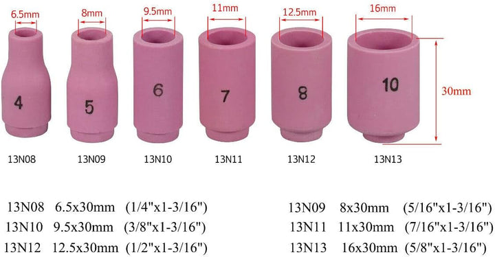 RIVERWELD WIG-Aluminiumoxid-Düse 13N08 4