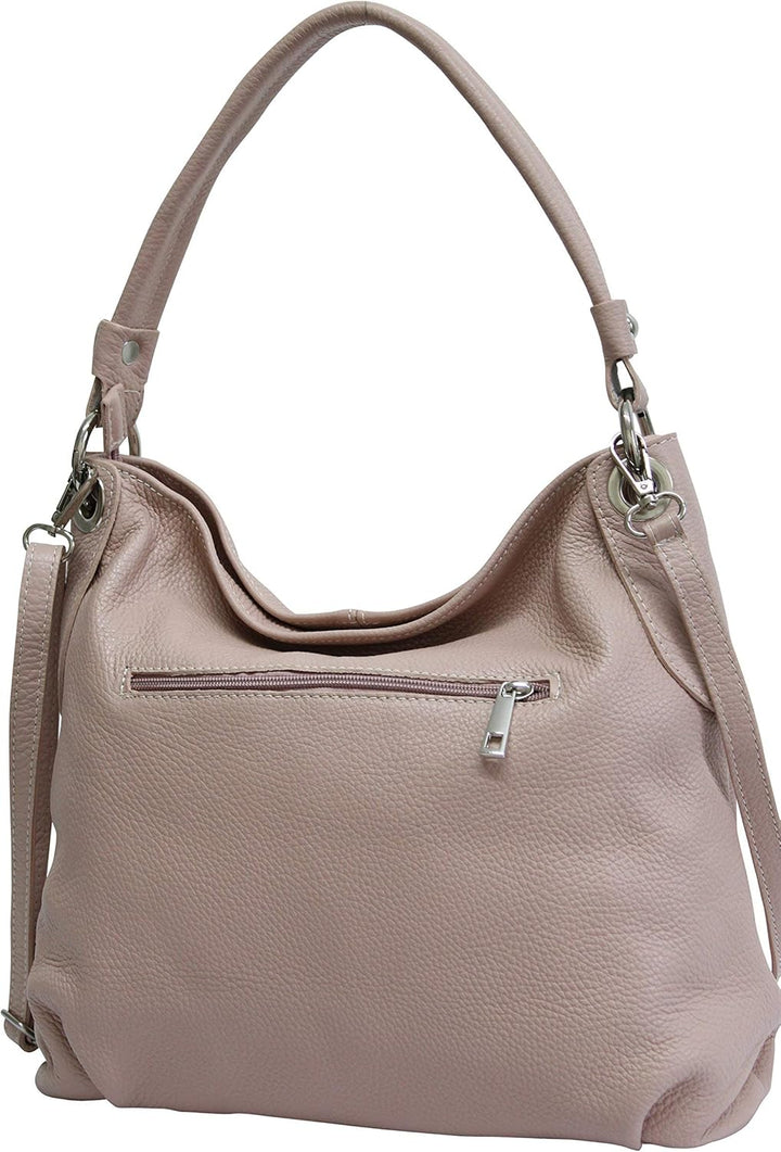 AMBRA Moda Damen echt Ledertasche Handtasche Schultertasche Beutel Shopper Umhängtasche GL012 Altros