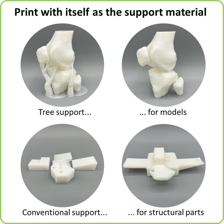 SmartAgain® Nylon/Polypropylene Alloy 3D Printing Filament for High-quality, Sustainable, and Fast F