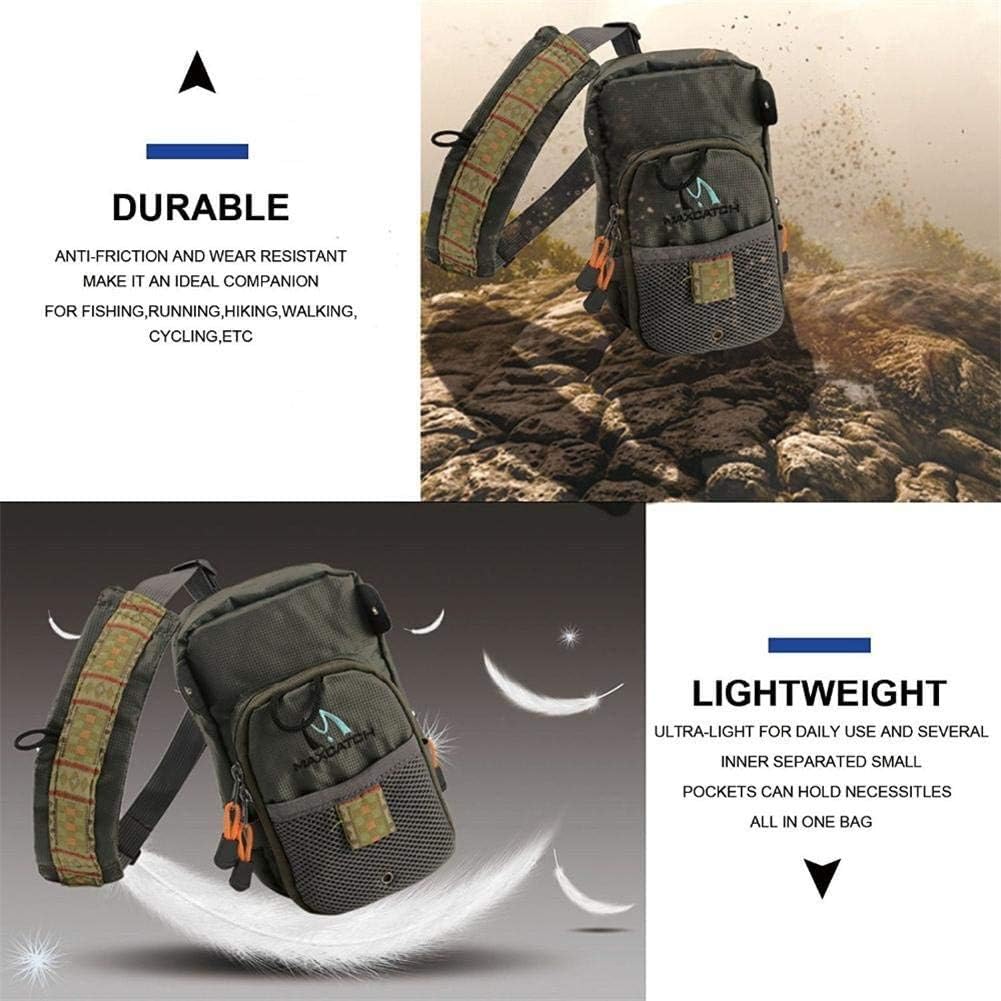 MAXIMUMCATCH Maxcatch Fliegenfischen Brusttasche Superleichte Brustpackung für Fliegenfischen Zubehö