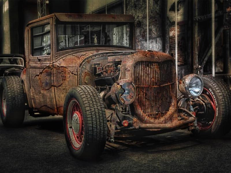 CALVENDO Puzzle Aussergewöhnliche Autos - Hot Rods 1000 Teile Lege-Grösse 64 x 48 cm Foto-Puzzle Bil