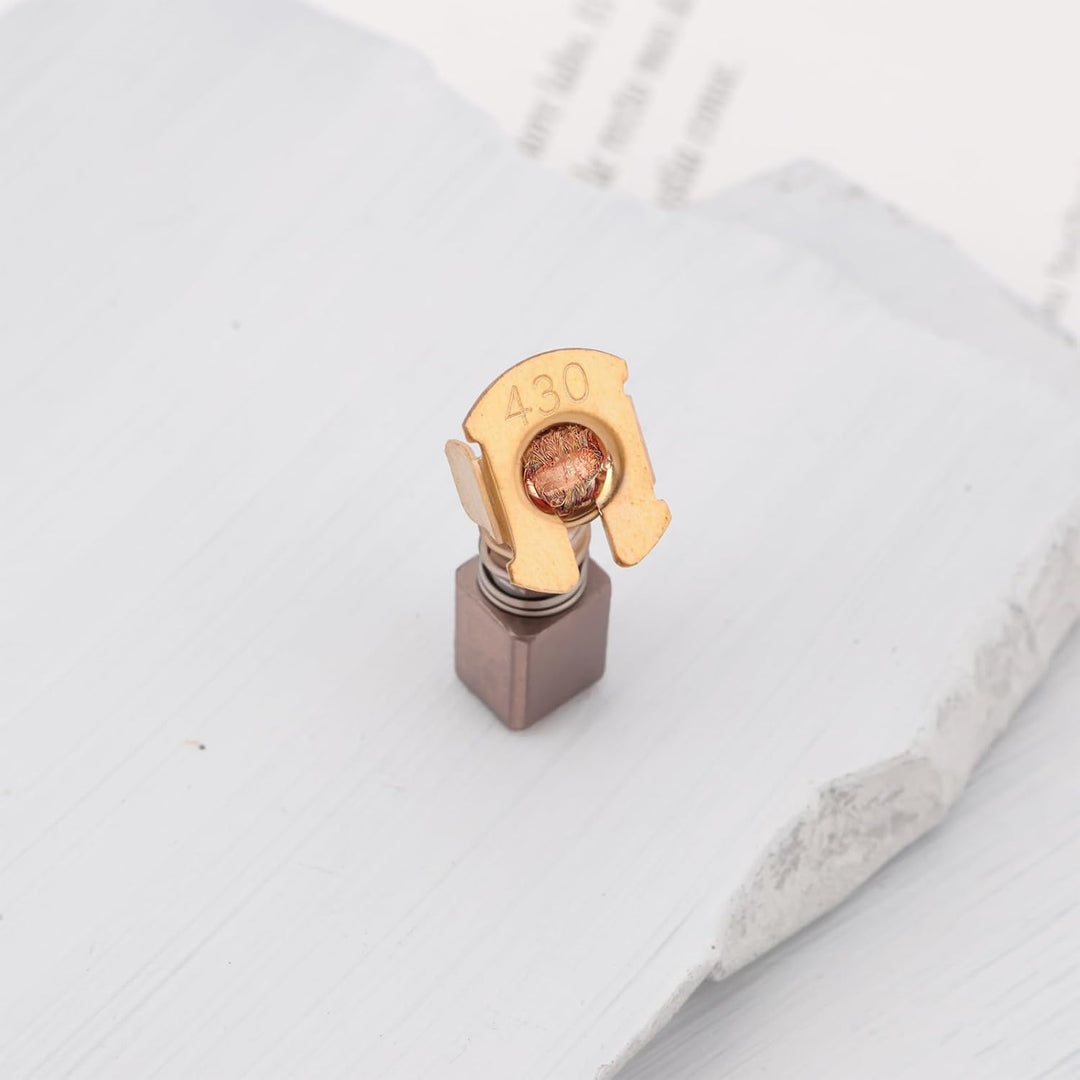 4 Stück Kohlebürsten für Elektrowerkzeuge Ersatz-Motorbürsten 7 Mm X 7 Mm X 9,5/12 Mm Kompatibel mit