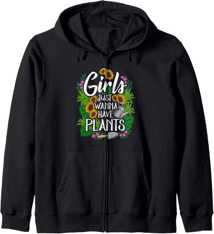 Lustiger Gärtner Ich brauche wirklich alle diese Pflanzen Kapuzenjacke