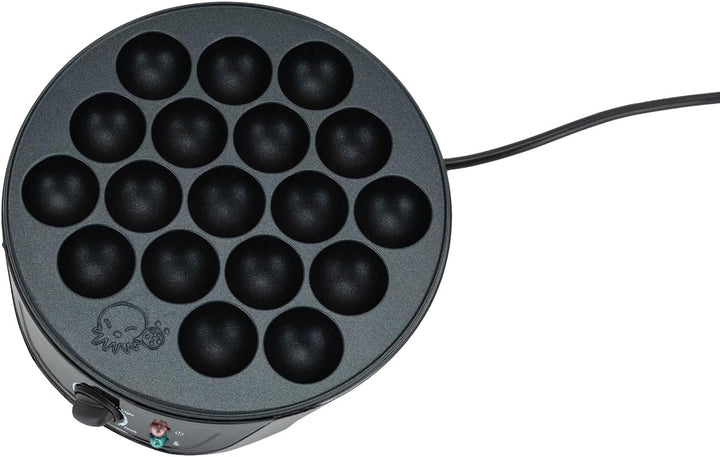 Takoyaki Grill Tablett Gusseisen Pancake Ball Maker mit 18-Hole Loch | 750W Maschine zur Herstellung