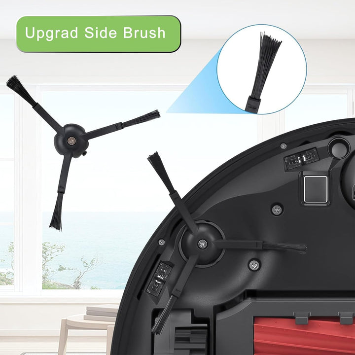 AiLomey Zubehör für Roborock S8 / S8 +, Ersatzteile für Roborock S8 Pro Ultra, 2 Hauptbürste, 4 Wisc
