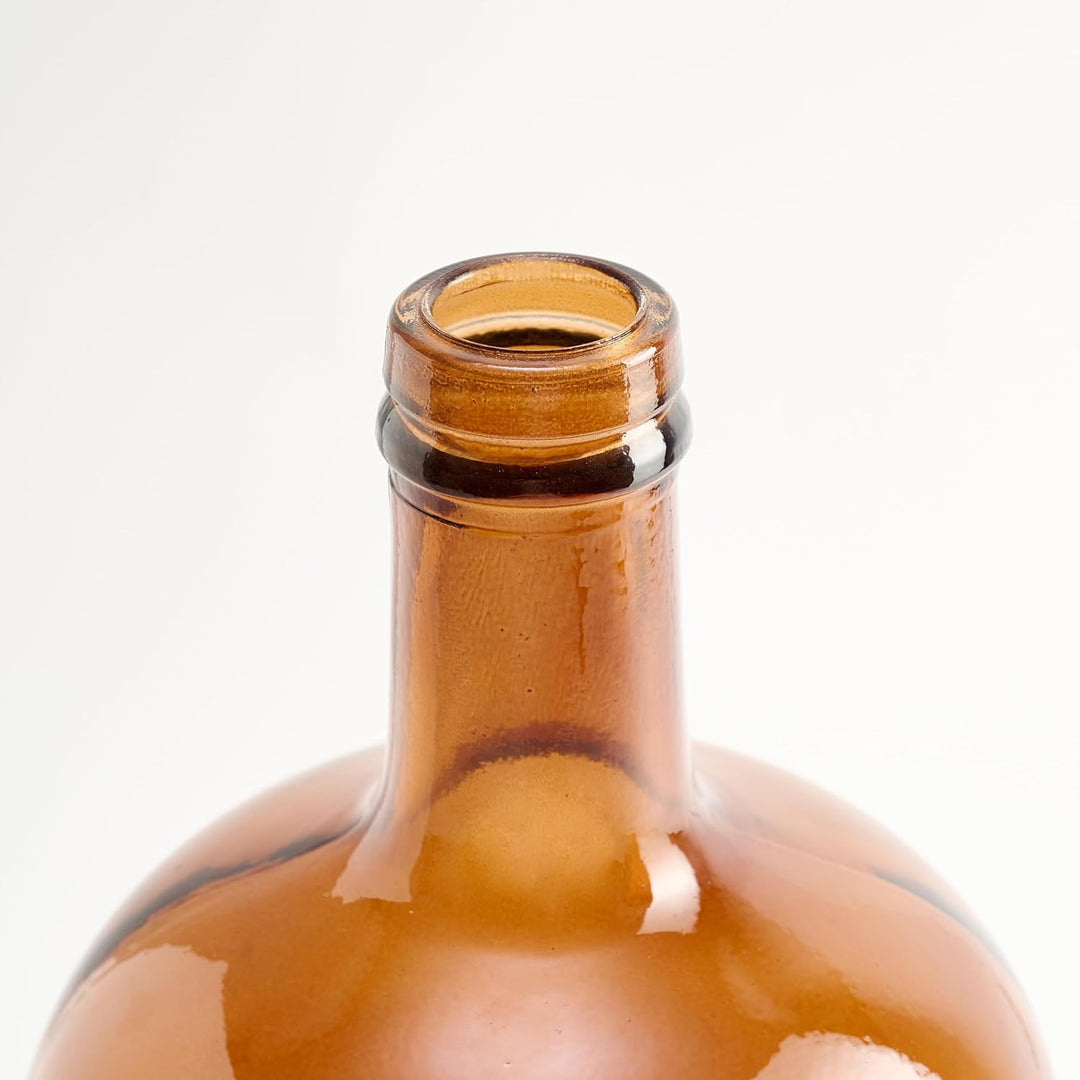Handgefertigte Damajuana Glaskaraffe 4L Plain - Glasflasche oder Karaffe im mediterranen Stil für di