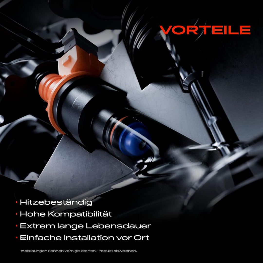 Frankberg 5x Einspritzventil Einspritzdüse Injektor Kompatibel mit C70 I 1998-2005 S60 I 2000-2009 S