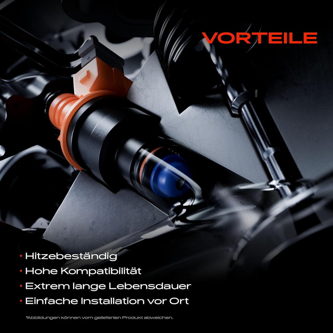 Frankberg 4x Einspritzventil Einspritzdüse Injektor Kompatibel mit Xsara 1998-2000 306 1997-2002 406