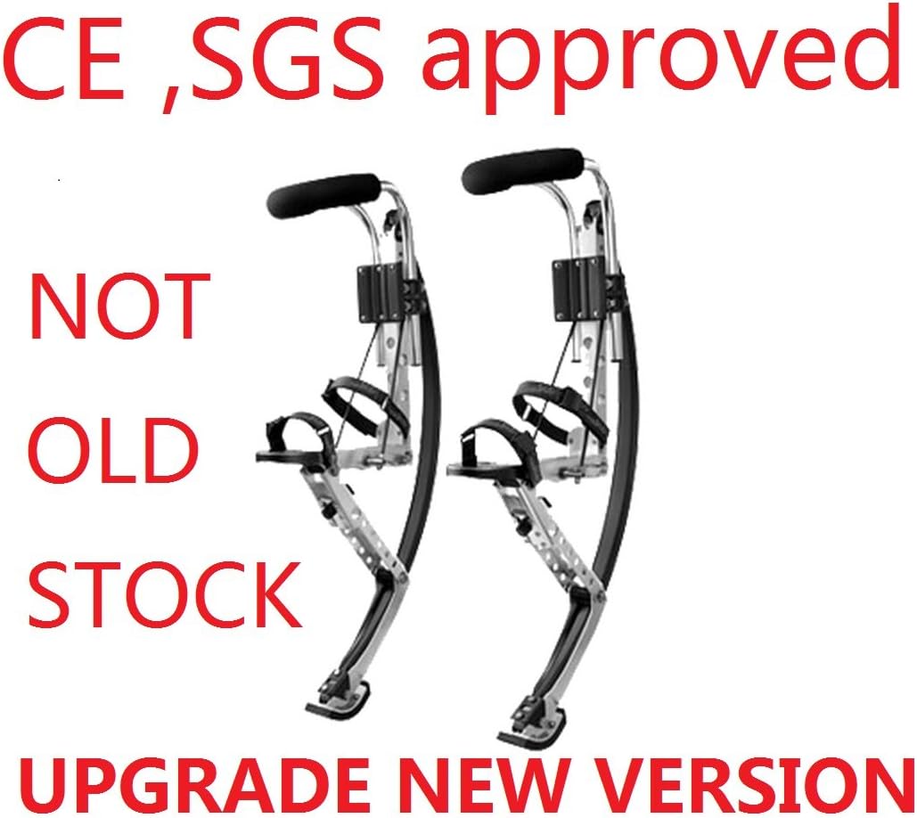Skyrunner Känguru-Schuhe für Erwachsene (70-90 kg) Hüpfschuhe (schwarz)