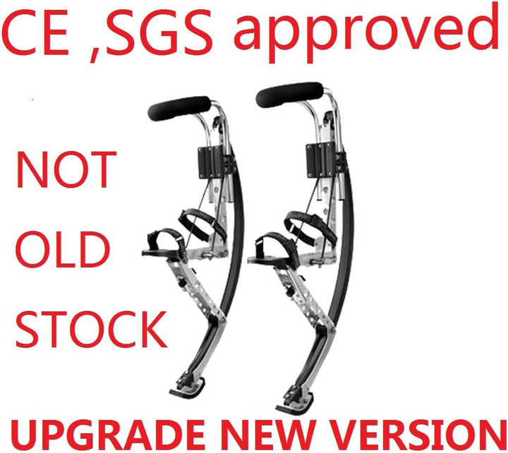 Skyrunner Känguru-Schuhe für Erwachsene (70-90 kg) Hüpfschuhe (schwarz)