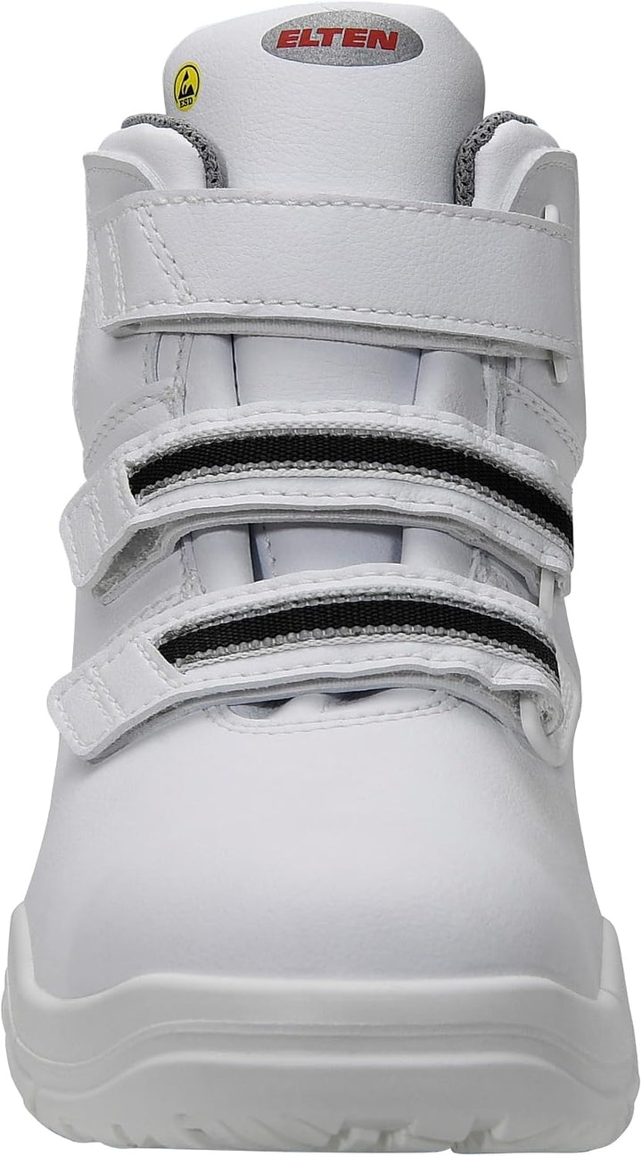 Elten Sicherheitsschnürstiefel "White Strap Mid" ESD S3, Grösse 39, 760171 39 EU, 39 EU