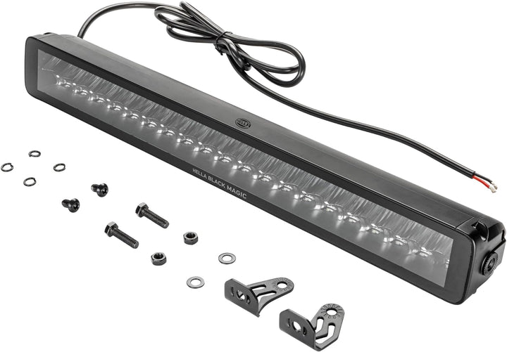 HELLA 1FJ 358 176-401 LED-Fernscheinwerfer - Black Magic Double Lighbar 21.5" - 12/24V - Anbau - Kab