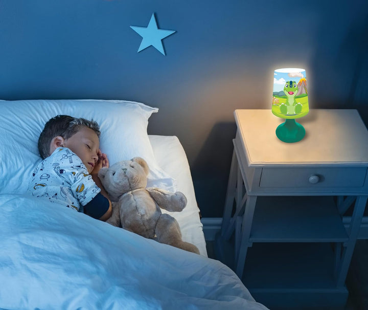 Lexibook, Dinosaur - Dinosaur Mini Kabellose Nachttischlampe und Nachtlicht - MLT10DINO 18 cm Dinosa