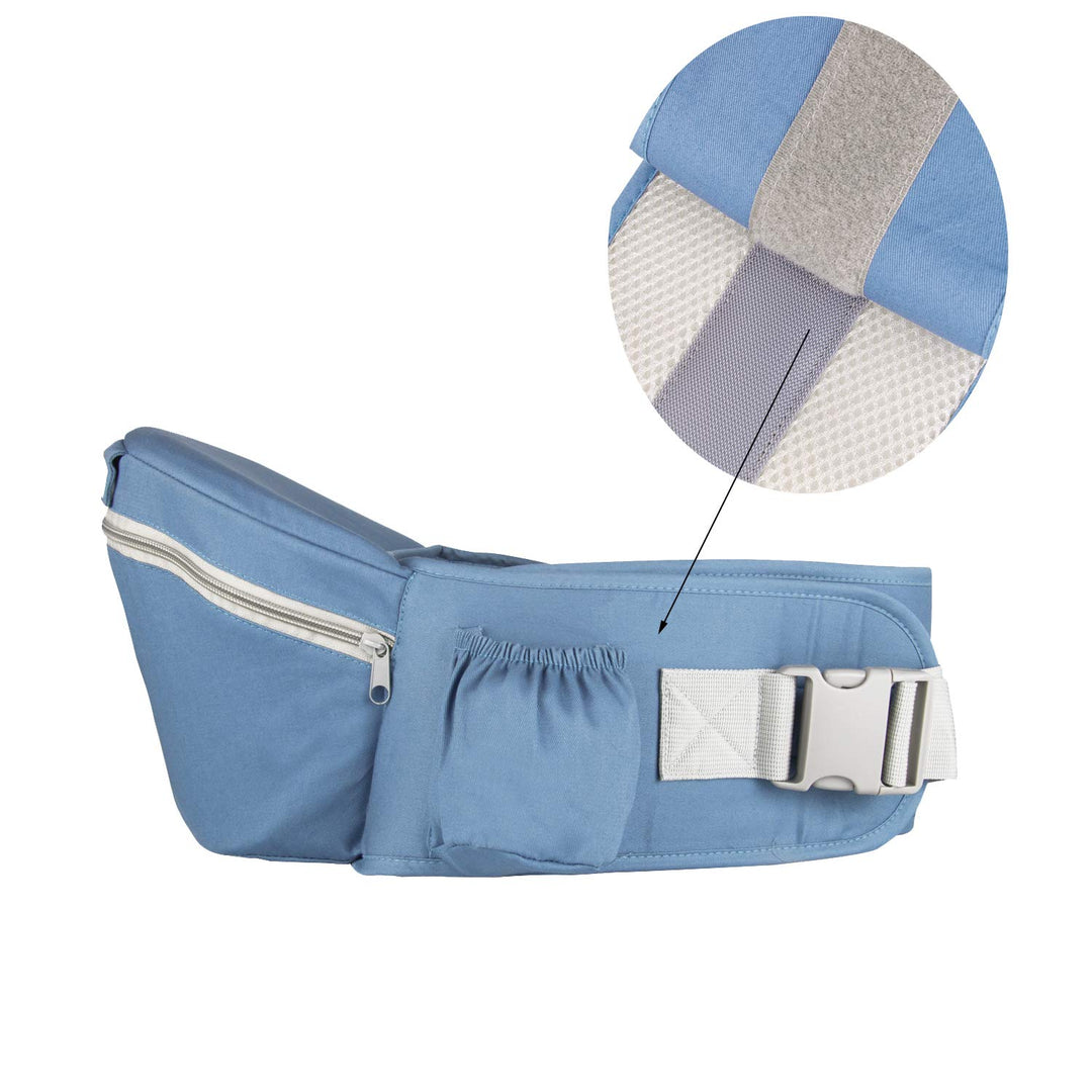 ThreeH Hüftsitzträger Baby Komfortable Taillentrage mit grosser Kapazität BC27 (Blue), Blue