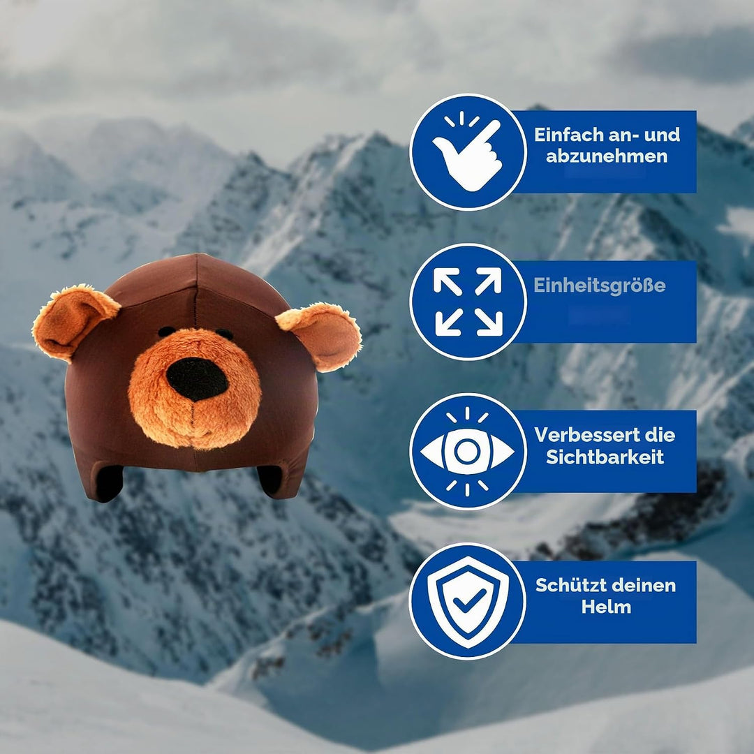COOLCASC GRIZZLYBÄR Multisport helmüberzug