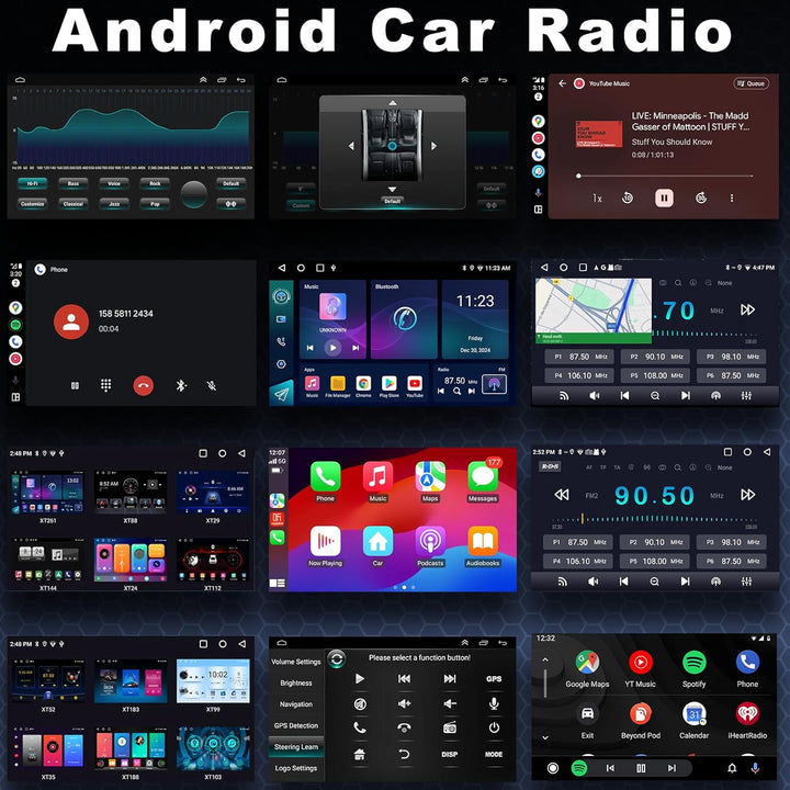 Autoradio für Opel Corsa C D(2006-2011) mit Android Auto &amp; CarPlay | Car Radio für Astra H Zafira Me