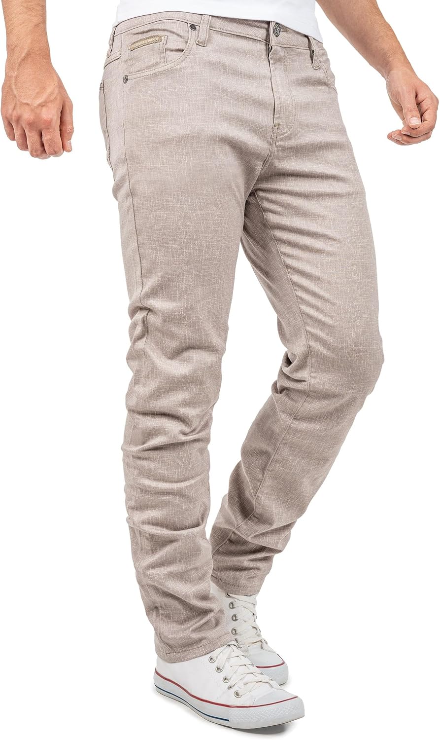 Cipo & Baxx Herren Stoffhose – Slim Fit & Regular Fit | Stretch Baumwoll-Mix | Atmungsaktiv & Bequem
