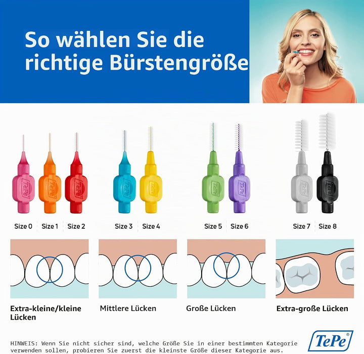 TePe Interdentalbürsten Original LILA 1,1 mm, 25 Stück Lila 25 stück (1er Pack), Lila 25 stück (1er