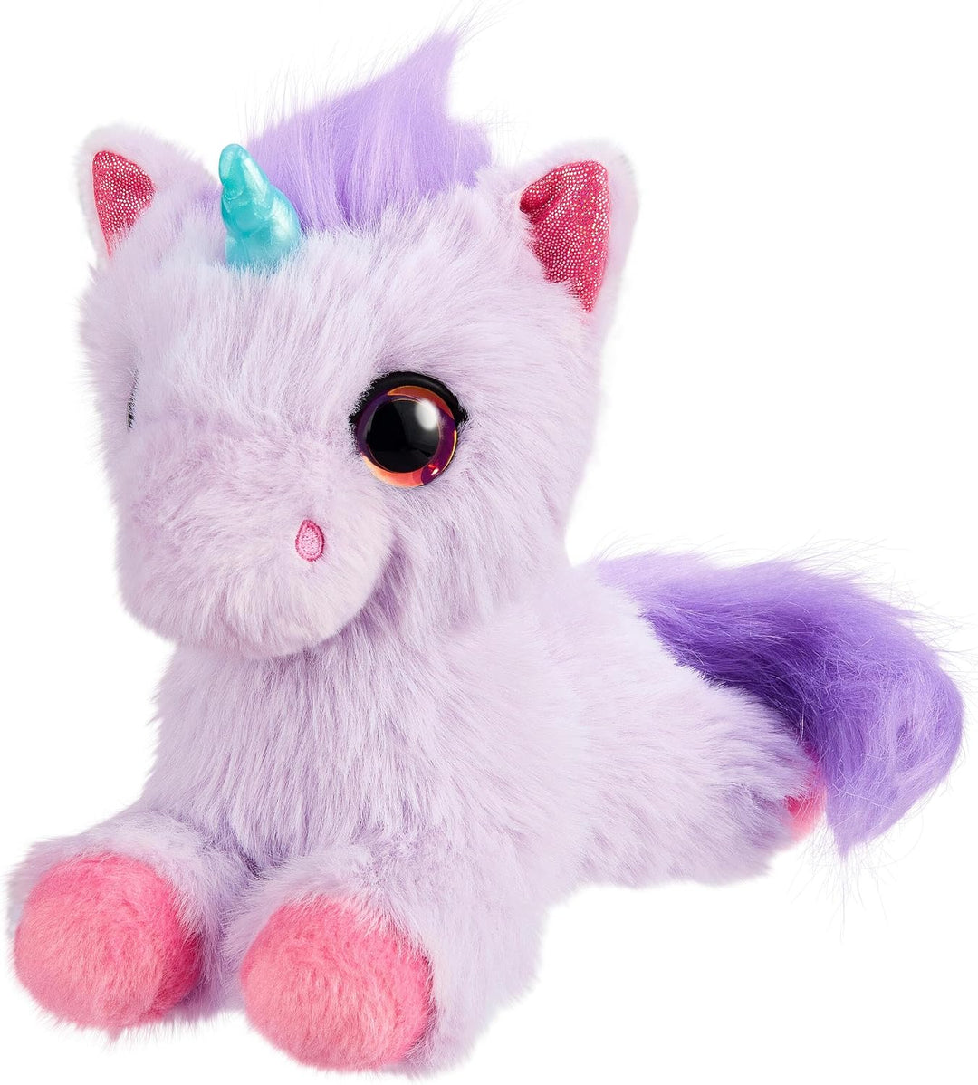 ScruffaLuvs Einhorn-Scruff in Lila – Plüschtier, 19 cm – wasche und enthülle 1 von 4 Einhörnern mit