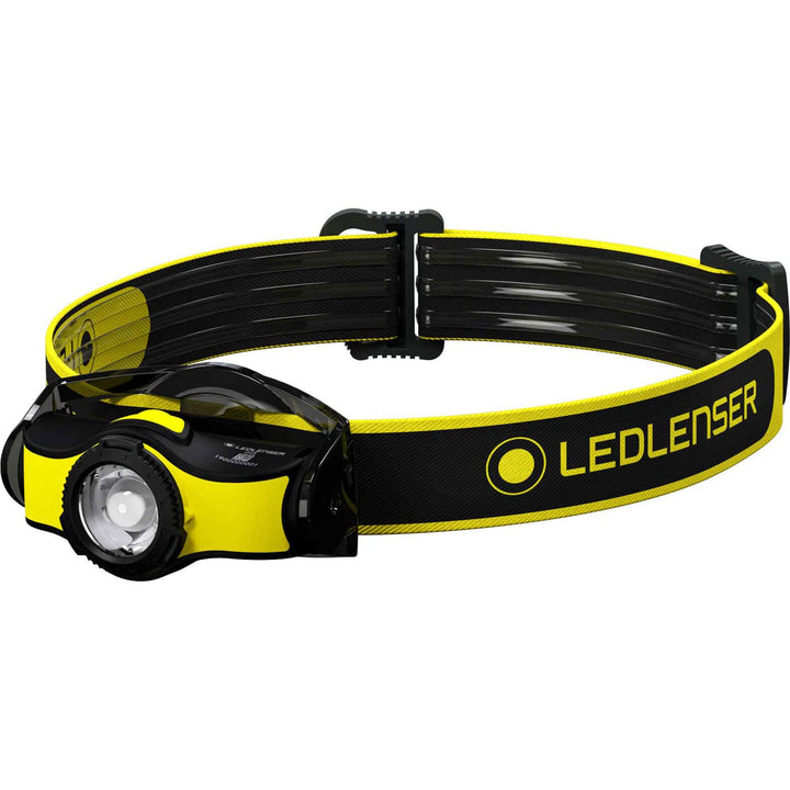 Ledlenser iH5, Arbeitslampe, Stirn- und Helmlampe, Metallclip zum Anbringen an Kleidung, fokussierba