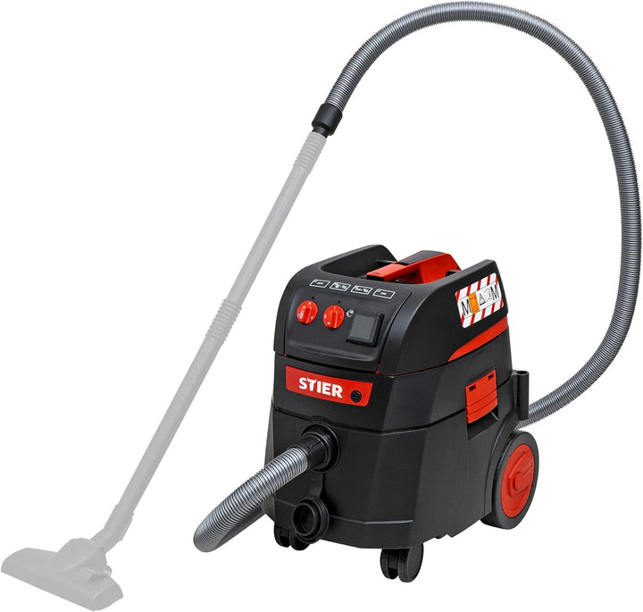 STIER Nass-Trockensauger ABS-35M Premium, 1400W, 35l Behälter, 13m Aktionsradius, Impuls-Filterabrei