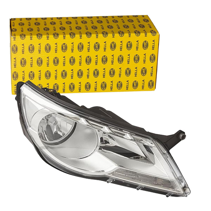HELLA 1ED 247 038-221 FF/Halogen-Hauptscheinwerfer - rechts - für u.a. VW Tiguan (5N_) Rechts (Beifa