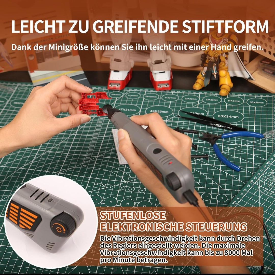 Schnurloser Stiftschleifer, variable Geschwindigkeit, Mehrzweck-Elektrowerkzeug zum Schleifen, Polie