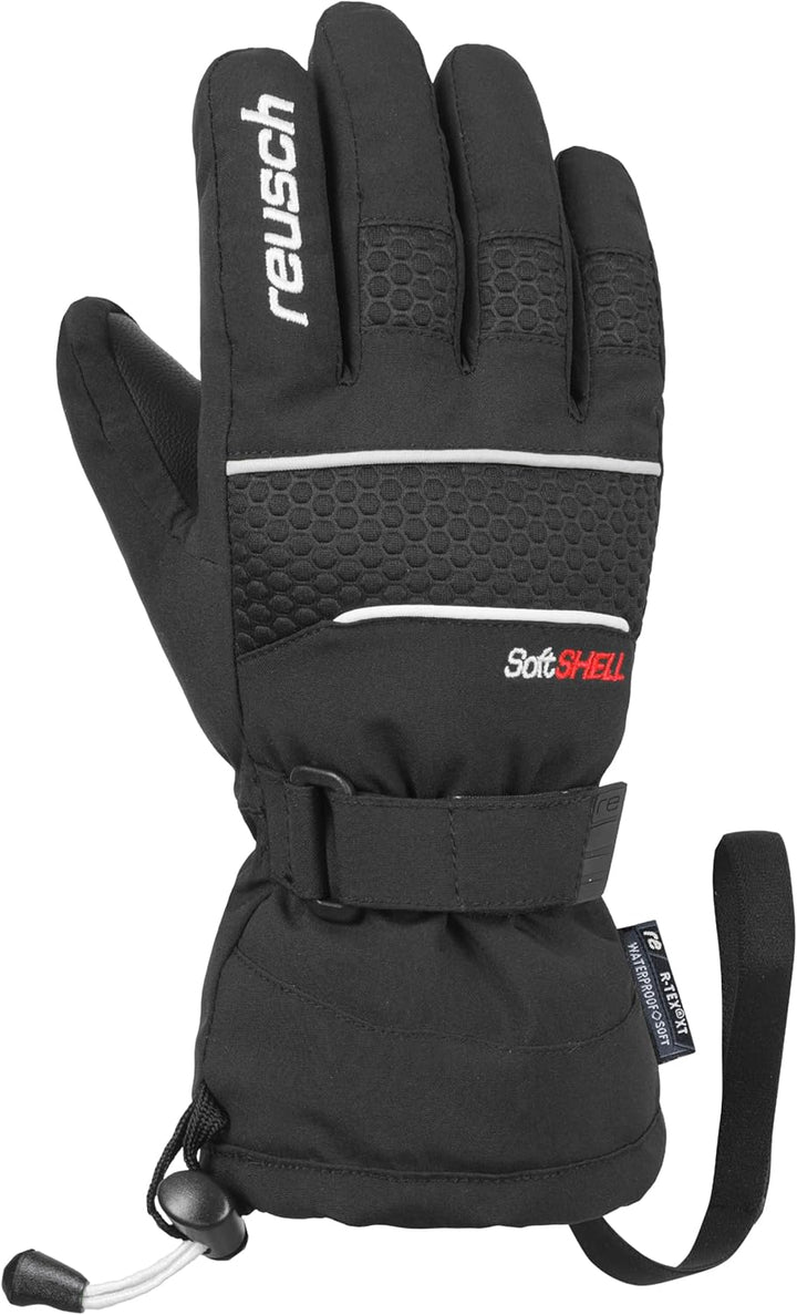 Reusch Connor R-TEX XT Junior warme, wasserdichte, Winddichte und atmungsaktive Fingerhandschuhe Ski