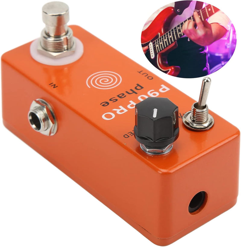 Gitarren-Effektgerät Pedal Phase Effect Metal Geschwindigkeitsregler E-Gitarre Phaser Pedal mit SCRI