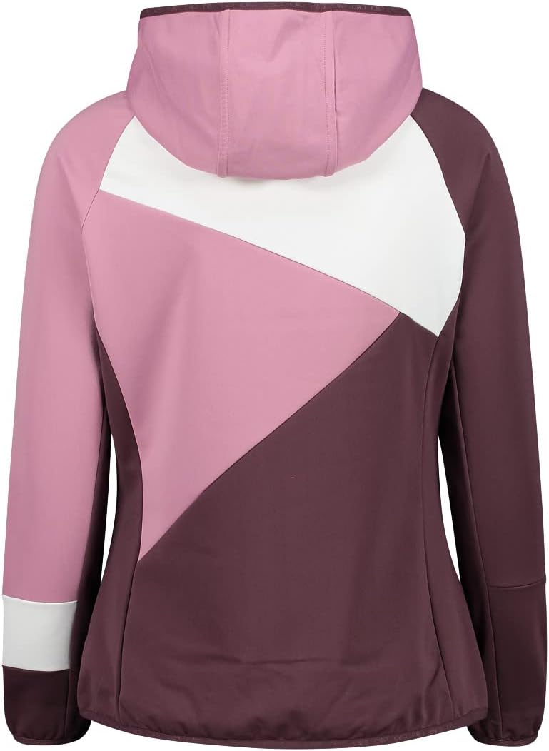 CMP Damen Hoodie Jacke Isolationsjacke, Rosa