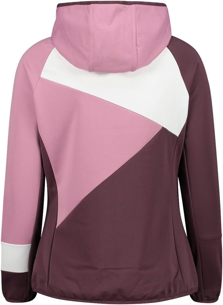 CMP Damen Hoodie Jacke Isolationsjacke, Rosa