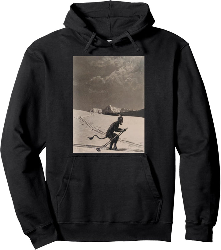 Krampus kommt in die Stadt Merry Krampus Christmas Devil Pullover Hoodie