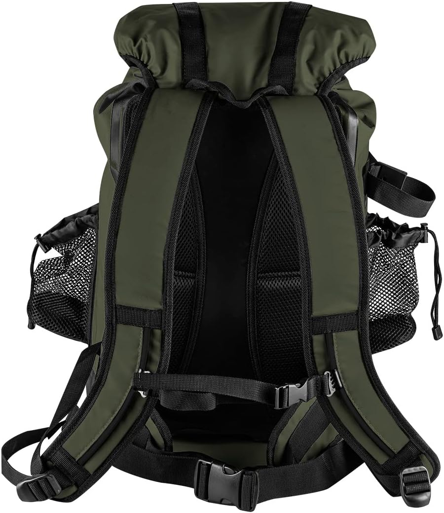 NEO TOOLS Wasserdichter Rucksack 63-131, Fassungsvermögen 30 Liter, 4in1, Farbe Dunkelgrün, Verstell
