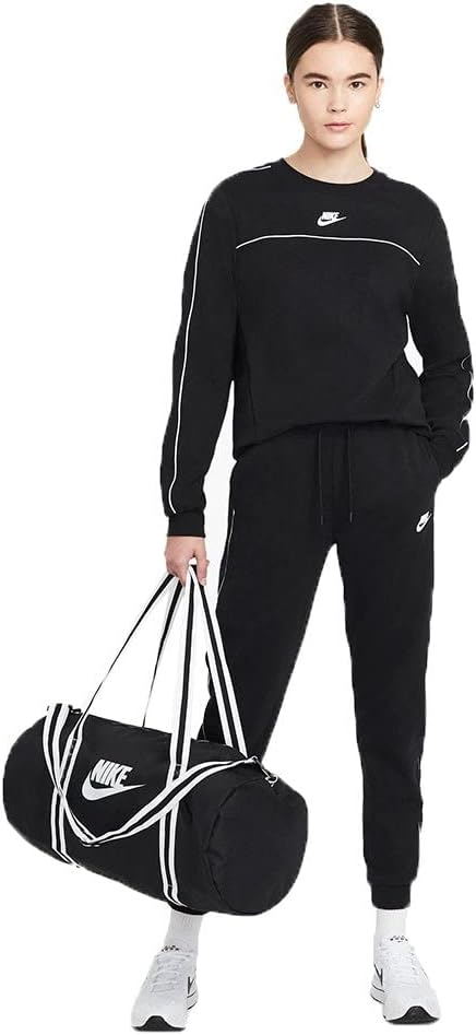 Nike Damen Sw Mlnm Essntl Langarmshirt L Black/White, L Black/White