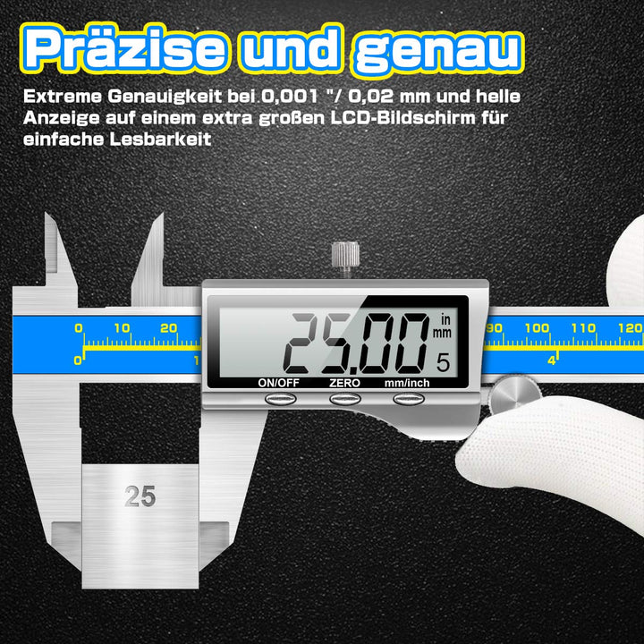 Digitale Schieblehre Industriequalität Orthland Messschieber Digital Messlehre 150mm Mit Gross Lcd P