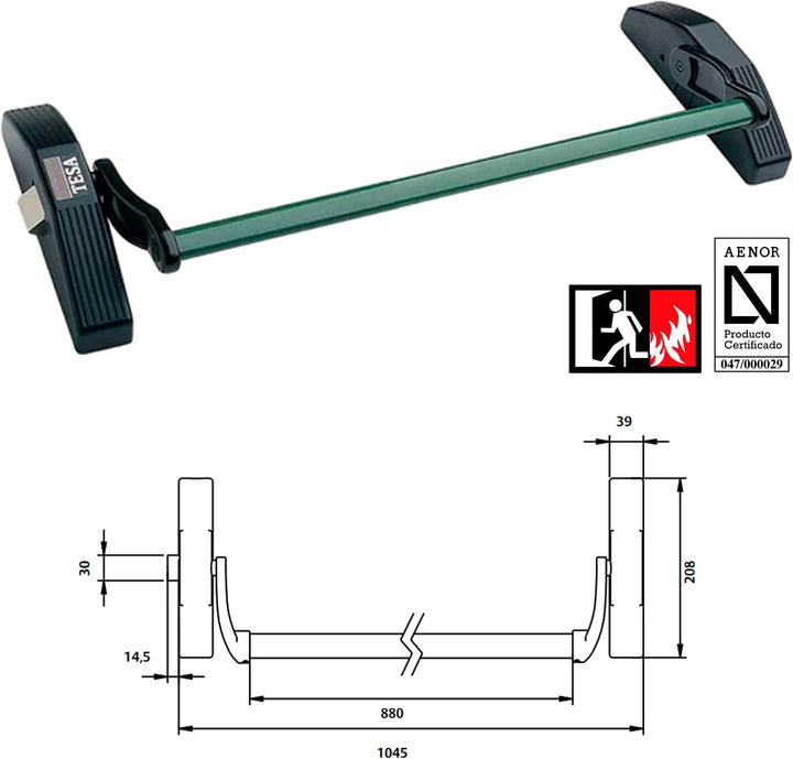 Tesa Assa Abloy – Notfallverriegelung, 1910908NV