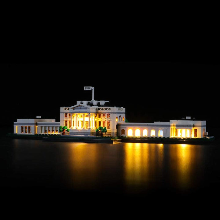 LIGHTAILING Licht-Set Für (Architecture White House) Modell - LED Licht-Set Kompatibel Mit Lego 2105