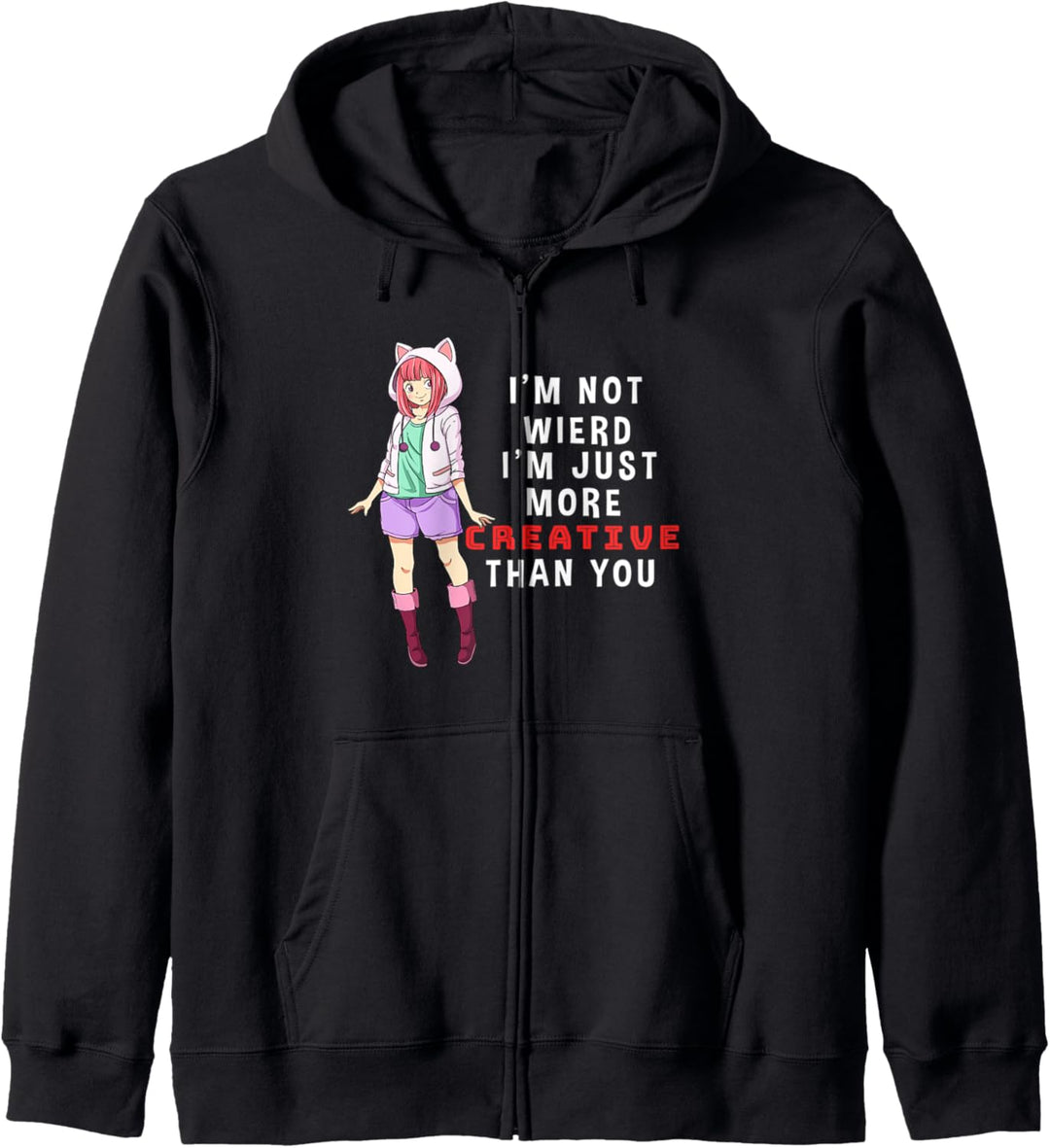 Im nicht nicht seltsam Anime-Geschenk Japanischer Anime Kapuzenjacke