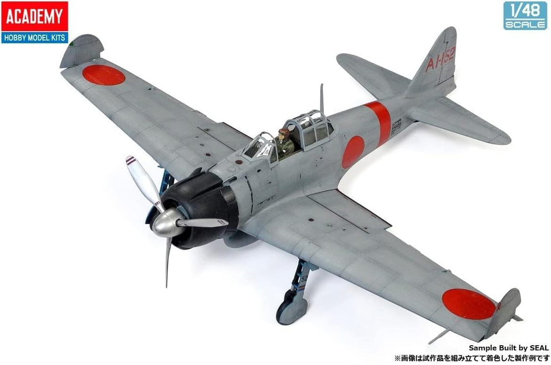 Academy 12352 1/48 Japanese Navy Zero Ship Fighter Flugzeug Typ 21 Midway Battle Kunststoffmodell