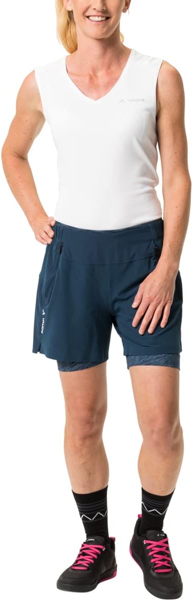 VAUDE Damen Hose Women's Altissimi Shorts 38 Dark Sea Uni, 38 Dark Sea Uni