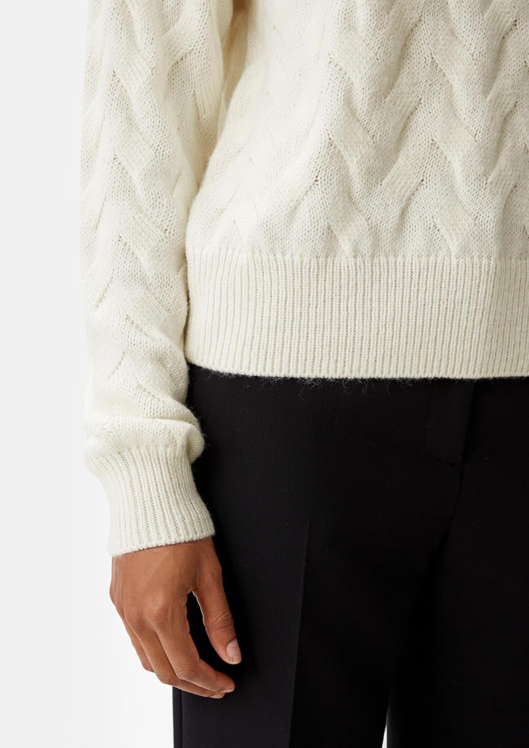 Comma Damen Pullover XL Weiss 0120, XL Weiss 0120