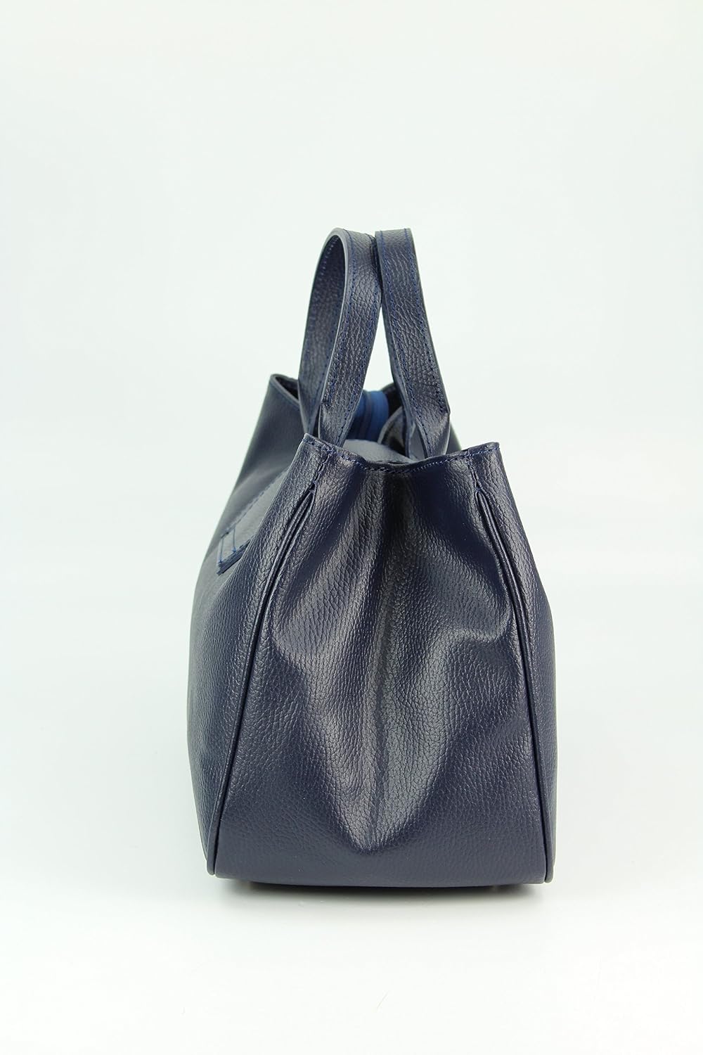 Belli Echt Leder Handtasche italienische Damen Ledertasche Umhängetasche Henkeltasche in Glattleder,