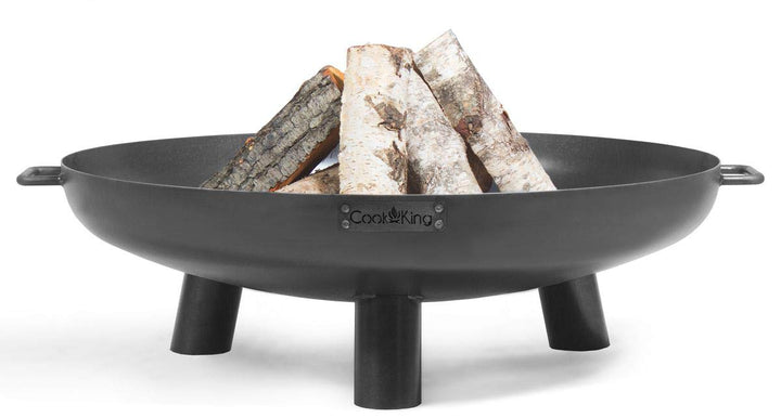 CookKing Feuerschale Bali 100cm Durchmesser, Schwarzstahl, Feuerstelle