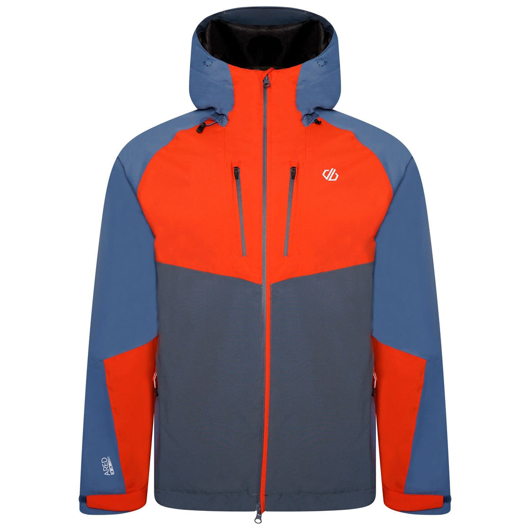 Dare2b Herren Soaring Ii Jacket Jacken M Stellar Blue / Burnt Salmon / Orion Grey, M Stellar Blue /