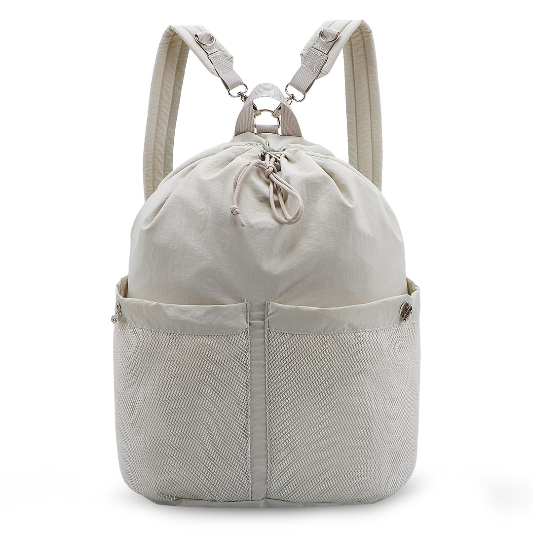 Gross Turnbeutel Kordelzug, Wasserdicht Nylon Sportbeutel Gym Bag, Sportrucksack Mit Innentasche/Aus